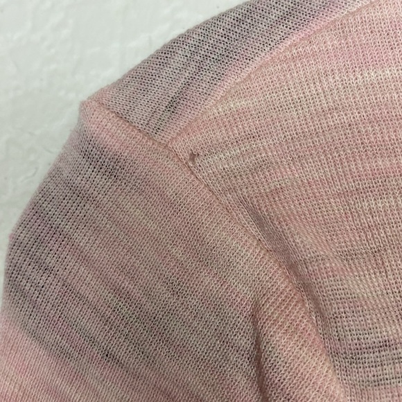 COS light pink lightweight turtleneck long sleeve top - Picture 7 of 8